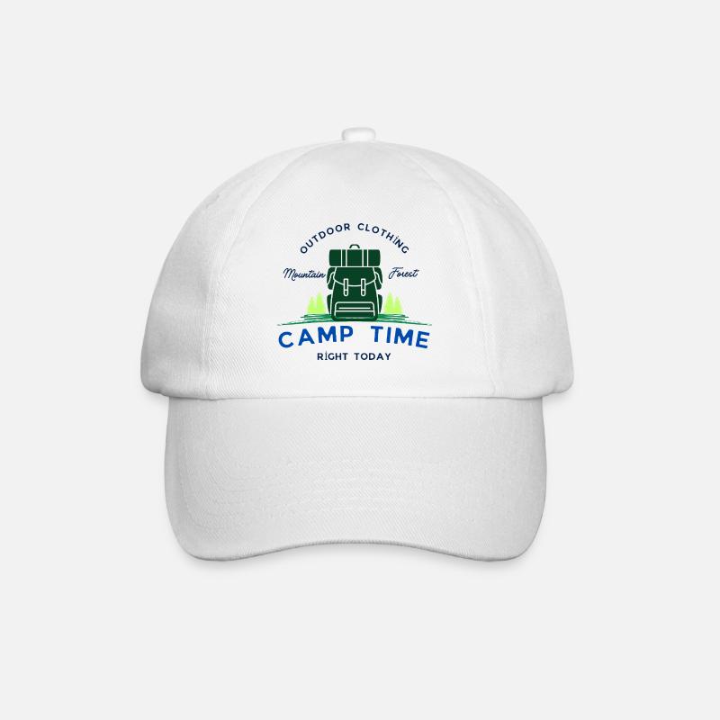 Camp tıme - Casquette classique - blanc/blanc