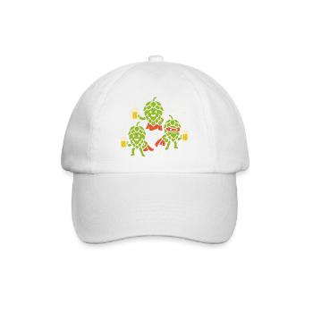 Héros du houblon - Casquette classique - blanc/blanc - Devant