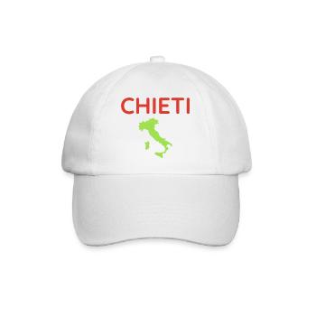Carte italienne avec lettrage Chieti - Casquette classique - blanc/blanc - Devant