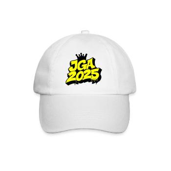 Enterrement de vie de garçon 2025 Enterrement de vie de garçon - Casquette classique - blanc/blanc - Devant