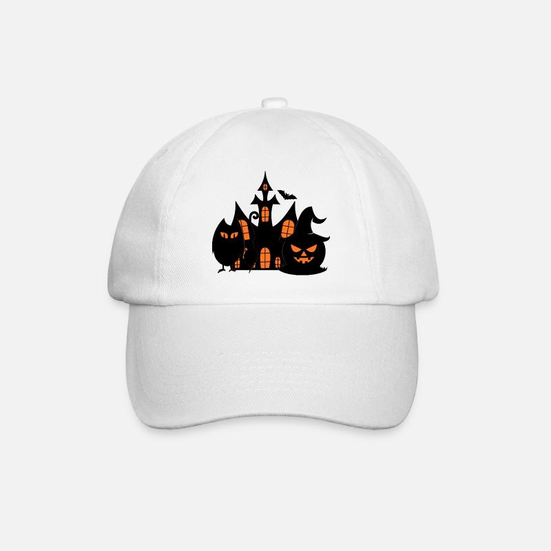 PUMPKIN_VS_OWL - Casquette classique - blanc/blanc