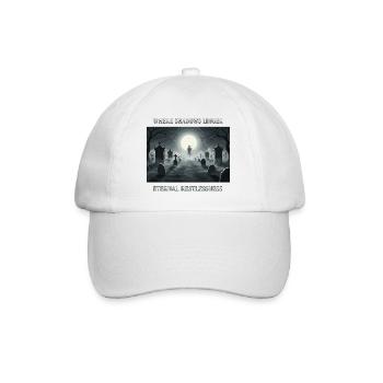 Eternal shadows in the cemetery - Baseball Cap - white/white - Front