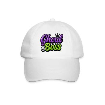 ghoul chef / y2k halloween design - Baseballkappe - Weiß/Weiß - Vorne