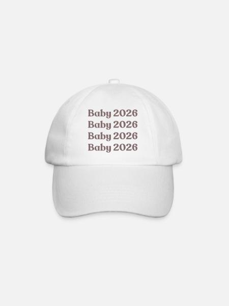 Bébé 2026 - Casquette classique - blanc/blanc