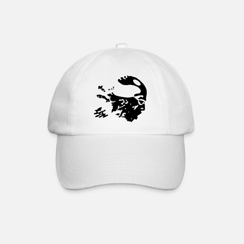 Schwimmer - Baseballkappe - Weiß/Weiß