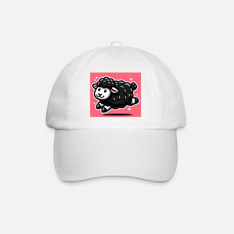Black Sheep - Baseball Cap - white/white