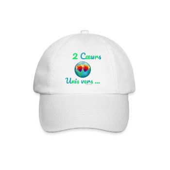 2 Cœurs Unis vers… - Casquette classique - blanc/blanc - Devant