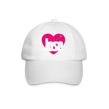 J’aime Jose Pink Heart J’aime Jose - Casquette classique - blanc/blanc - Devant