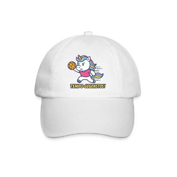 Tempo de handball licorne, motif drôle, cadeau - Casquette classique - blanc/blanc - Devant