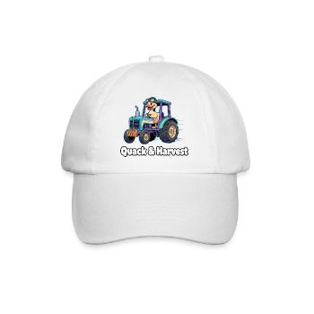 Conducteur de tracteur Quack & Harvest - Casquette classique - blanc/blanc - Devant