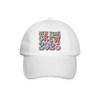 Équipe du Nouvel An 2026 - Casquette classique - blanc/blanc - Devant