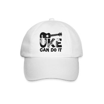Ukulélé hawaïen uke uke peut le faire - Casquette classique - blanc/blanc - Devant