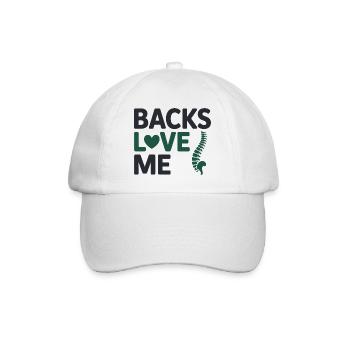 Chiropractor Bend Crack Sigh Of Relief Profession - Baseball Cap - white/white - Front