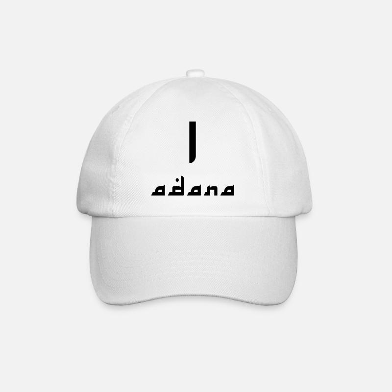 Adana 01 - Baseballkappe - Weiß/Weiß