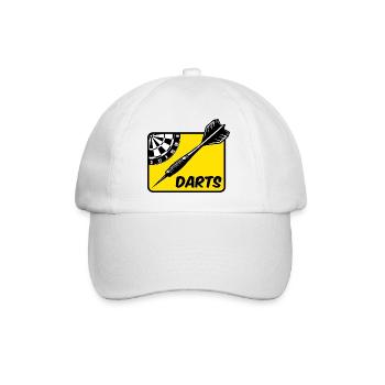 Fléchettes, fléchettes - Casquette classique - blanc/blanc - Devant