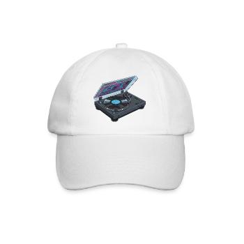 Modern Turntables Vinyl Records Vinyl Music Z - Baseball Cap - white/white - Front