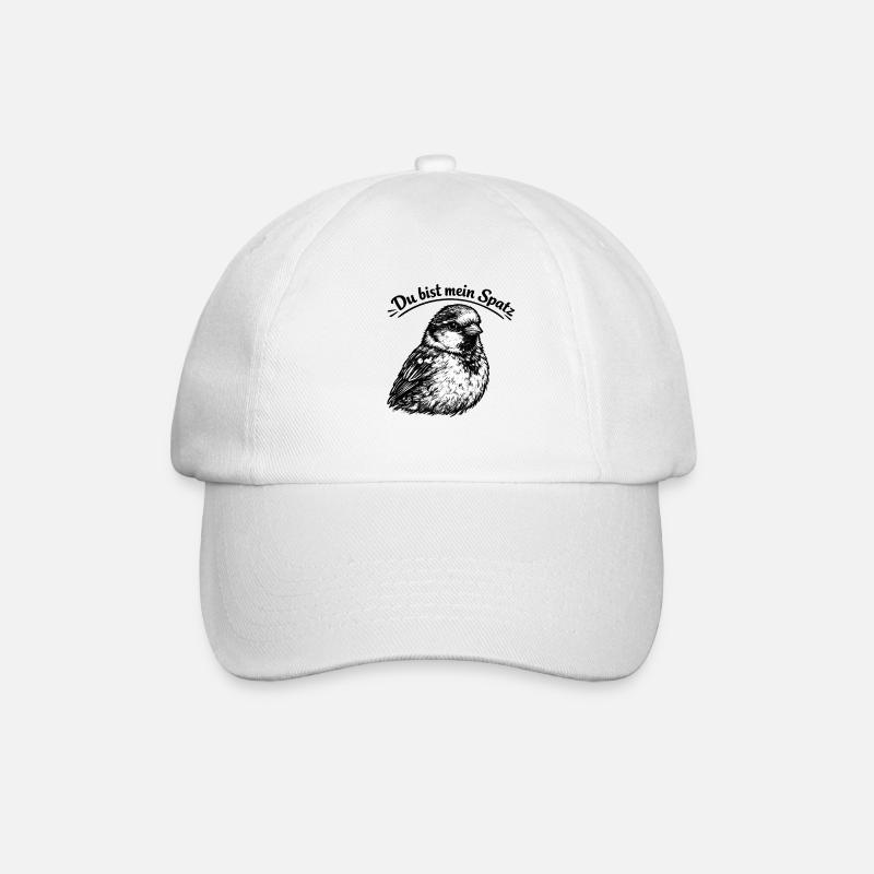 Tu es mon moineau - Casquette classique - blanc/blanc