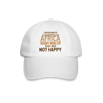 Safari Afrique : Savane faunique du Serengeti - Casquette classique - blanc/blanc - Devant