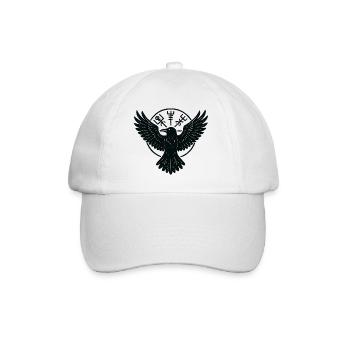 Mystic Raven Circle - Baseball Cap - white/white - Front