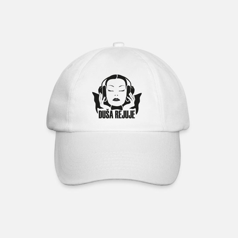 DUŠA REJUJE - black - - Baseballkappe - Weiß/Weiß