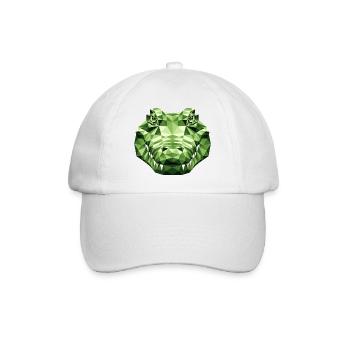 Crocodile Alligator Reptile Crocodile Adore les Crocodiles - Casquette classique - blanc/blanc - Devant