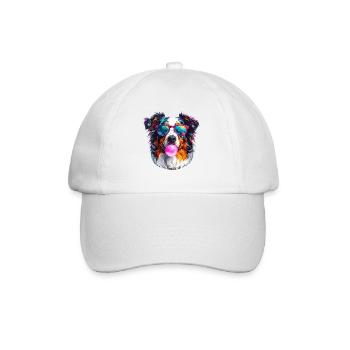 Pop Art Aussi Portrait - Casquette classique - blanc/blanc - Devant