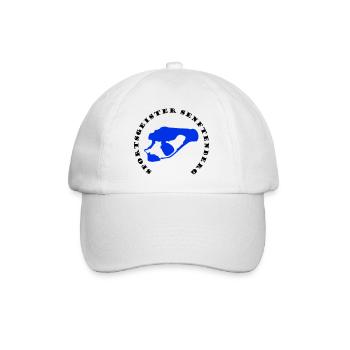 Logo Sportsgeister Senftenberg avec silhouette de lac - Casquette classique - blanc/blanc - Devant