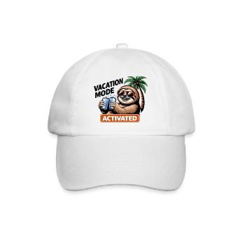 Activated Sloth Beach Party - Baseball Cap - white/white - Front