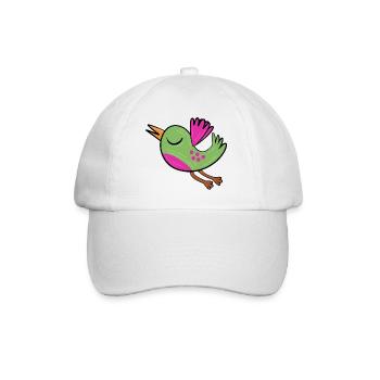 Little Green Bird - Baseball Cap - white/white - Front