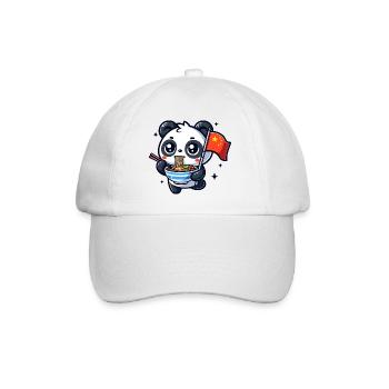 Nouilles aux nouilles d’ours panda Drapeau chinois Ramen Asia Bowl - Casquette classique - blanc/blanc - Devant