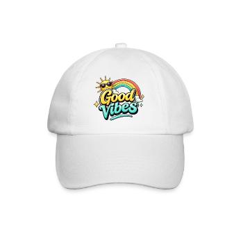 Rainbow Flair - Baseball Cap - white/white - Front