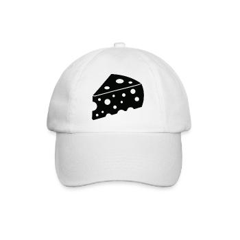 Swiss cheese - Baseball Cap - white/white - Front