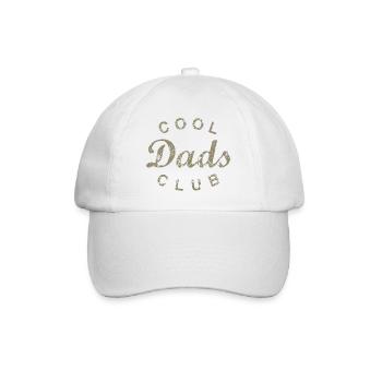 Cadeau de fête des pères du Cool Dads Club - Casquette classique - blanc/blanc - Devant