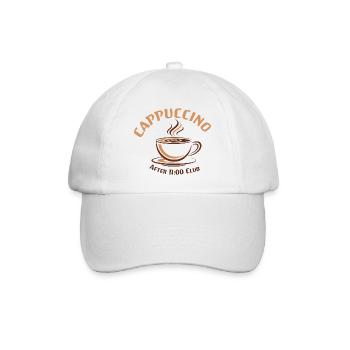 Coffee Club après 11h. - Casquette classique - blanc/blanc - Devant