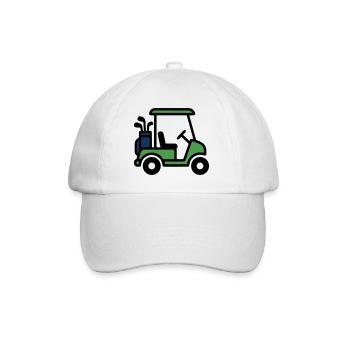 Golf cart Golf car Golf club Men - Baseball Cap - white/white - Front