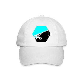 Excavator - Baseball Cap - white/white - Front