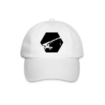 Excavatrice - Casquette classique - blanc/blanc - Devant