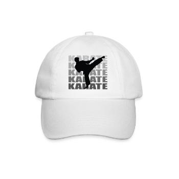 Karate - Baseballkappe - Weiß/Weiß - Vorne