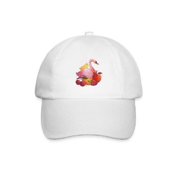 Cygne aux fruits et agrumes - Casquette classique - blanc/blanc - Devant