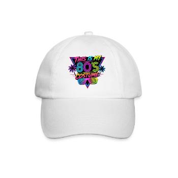 Mein 80er Kostüm Design - Baseballkappe - Weiß/Weiß - Vorne