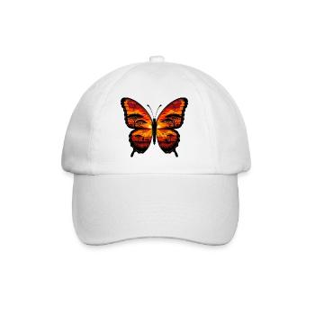 Sunset Butterfly Savannah - Baseball Cap - white/white - Front