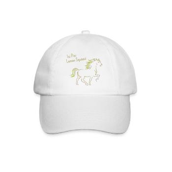 Isi Pisi Lemon Squeezi - Lemon - by Maison Bichon - Baseball Cap - white/white - Front