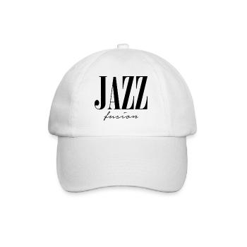 Jazz fusion - Baseball Cap - white/white - Front