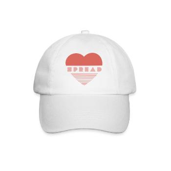 Spread love - Casquette classique - blanc/blanc - Devant