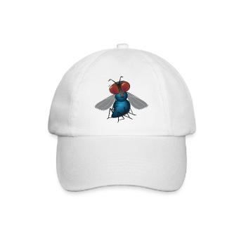 fliege - Baseballkappe - Weiß/Weiß - Vorne
