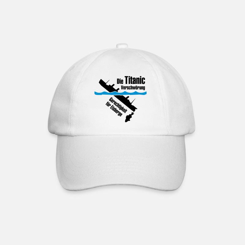 Titanic - Baseballkappe - Weiß/Weiß