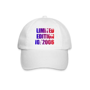 17th Birthday Limited Edition 10/2006 - Baseball Cap - white/white - Front