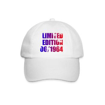 60th Birthday Limited Edition 06/1964 - Baseball Cap - white/white - Front
