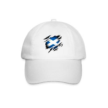 L’Écosse dans l’âme - Casquette classique - blanc/blanc - Devant