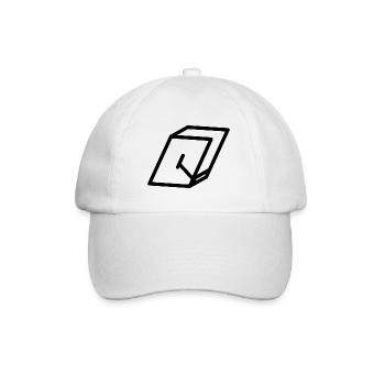Lettre d’esquisse Q - Casquette classique - blanc/blanc - Devant